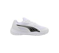 PUMA SOLARFLASH III JR, Indoor Court Shoe, White Black, 38 EU