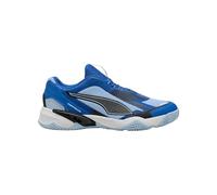PUMA Solarstrike 4 Indoor Court Shoe Unisex, Mountain Blue PUMA Black Haute Tropic PUMA White, 45 EU