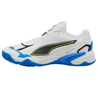 PUMA Solarstrike 4 - Scarpe da Ginnastica Unisex, Colore: Bianco/Nero/Blu Ultra, Puma Bianco PUMA Nero Ultra Blu, 44.5 EU