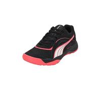 PUMA SOLARSTRIKE II, Indoor Court Shoe Unisex-Adulto, Black-Fire Orchid White, 46 EU