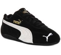 Puma Speedcat Lace Up Suede Scarpe Da Guida Donna In Nero Bianco UK 3 - 9