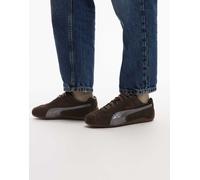 PUMA - Speedcat Lux - Sneakers marroni e argento metallizzato-Marrone 42