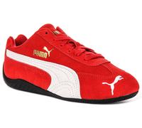 Puma Speedcat Og Pista Camoscio Junior Scarpe Sportive IN Rosso Bianco UK 3 - 6
