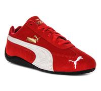 PUMA Speedcat Pista con Lacci Basso Top Uomo Trainer IN Rosso Bianco UK 8 - 12