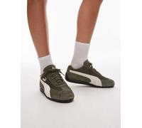 PUMA - Speedcat - Sneakers verdi con dettaglio in rete-Verde 48