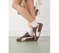 Puma - Speedcat Wine Club - Sneakers marroni e rosa chiaro-Marrone 35.5