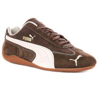 Puma Speedcat Wine Racetrack Suede Scarpe Da Donna In Marrone Bianco UK 3 - 8