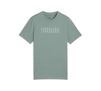 PUMA Sport Graphic Tee G, Magliette Bambina, Green Moon,