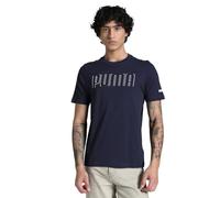 PUMA Sport Graphic Tee, Magliette Unisex - Adulto, New Navy,