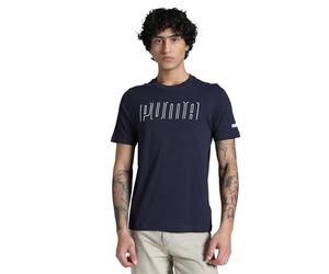 PUMA Sport Graphic Tee, Magliette Unisex - Adulto, New Navy,