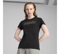 PUMA SPORT Graphic Tee Women, Abbigliamento, Nero, S S