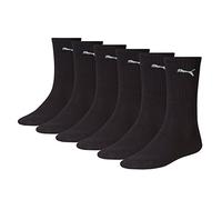 PUMA Sportsocken Cush Crew 6p Calzini Sportivi, Nero, 43-46 Unisex - Adulto (Pacco da 6)