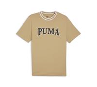 PUMA Squad Big Graphic Tee, Prateria Tan, L Unisex-Adulto