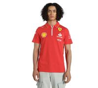 PUMA Squadra Polo Scuderia Ferrari 2024 Uomo Rosso Bruciato - Taglia: XL