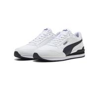Puma ST Runner V4 L - Sneaker Unisex, Colore: Bianco/Blu Navy, Taglia 40