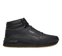 PUMA ST Runner V4 MID (40289301) - Scarpe da ginnastica da uomo, taglio alto, nero, comode, funzionali, con lacci, per autunno/inverno, confortevoli, eleganti, per tutti i giorni, Nero/Marrone, 47 EU