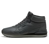 PUMA ST Runner V4 MID (40289301) - Scarpe da ginnastica da uomo, taglio alto, nero, comode, funzionali, con lacci, per autunno/inverno, confortevoli, eleganti, per tutti i giorni, grigio scuro, 41 EU