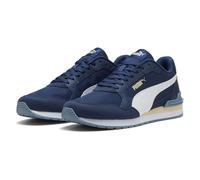 PUMA St Runner V4 NL, Scarpe da Ginnastica Unisex-Adulto, Tela Bianca Blu persiana, 44 EU