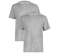 Puma Statement Deluxe Edition Base T-Shirt Casual Da Uomo 2 Pezzi Grigio Nuovo