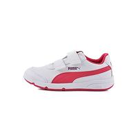 PUMA Stepfleex 2 Sl V Ps Scarpe da Atletica Unisex Adulto, Puma Pozione d'amore bianca, 32.5 EU
