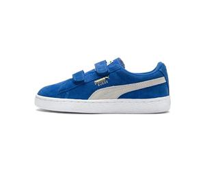 PUMA Suede 2 Straps Inf - Sneaker Unisex Bambini, Blu (Snorkel Blue-White 02), 25 EU