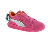 Puma Suede Bow AC Inf, Scarpe da Ginnastica Basse Bimba 0-24, Viola (Fuchsia Purple-Nasturtium 11), 26 EU