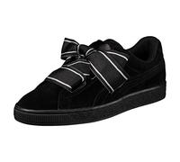 Puma Suede Heart Satin II, Scarpe da Ginnastica Basse Donna, Nero Black 364084 01, 38 EU