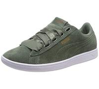 Puma Suede Heart Velvet Rope, Scarpe da Ginnastica Basse Donna, Verde (Khaki 365111-01), 38 EU