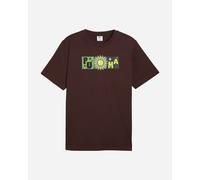 Puma Sunset Drive Graphic M - T-shirt - Uomo - Marrone XL