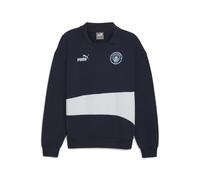 PUMA Sweat Drill Top Manchester City ftblCULTURE+ da uomo, Sport, Club Navy/Silver Mist, M M