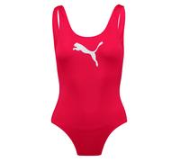 Puma Swim Donna Costume Intero Unito Nero/Bianco/Menta/Rosso