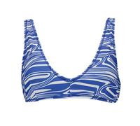 PUMA Swim Donna Plunge Top 1P, Blu Acceso, M