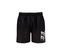 PUMA Cat Logo Mid Length Swim Trunks, Nero, XS Uomo