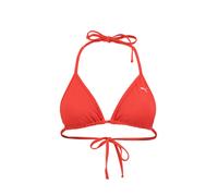 PUMA Swim Women's Triangle Bikini Top, Sport, Rosso, L L