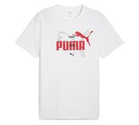 PUMA T-Shirt a Manica Corta Essentials Logo Lab Summer Bianca da Uomo XXL