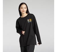 PUMA T-shirt a maniche lunghe NEKOSAN x HOOPS DYLAN GRAPHIC unisex, Abbigliamento, Nero, M M