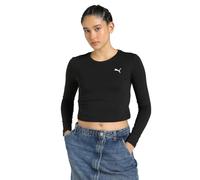 PUMA T-Shirt a Maniche Lunghe Wardrobe Ess da Donna L, Black
