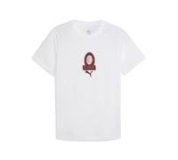 PUMA T-shirt AC Milan FtblCulture da uomo, Sport, Bianco/Rosso, L L