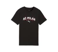 PUMA T-shirt AC Milan FtblCulture per ragazzi, Accessori, Nero, 9-10Y 9-10Y