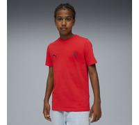 PUMA T-shirt AC Milan FtblEssentials per ragazzi, Abbigliamento, Rosso/Nero, 13-14Y 13-14Y