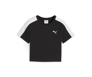 PUMA T-shirt aderente T7 per ragazzi, Accessori, Nero, 7-8Y 7-8Y