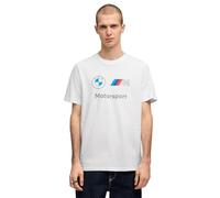 PUMA T-Shirt BMW M Motorsport Essentials da Uomo XXL, White