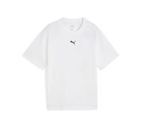 PUMA T-shirt boxy Essentials per ragazzi, Age, Bianco, 9-10Y 9-10Y