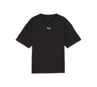 PUMA T-shirt boxy Essentials per ragazzi, Age, Nero, 13-14Y 13-14Y