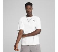PUMA T-shirt boxy WARDROBE ESS da uomo, Abbigliamento, Bianco, XL XL