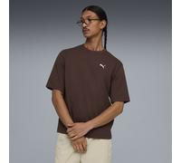 PUMA T-shirt boxy WARDROBE ESS da uomo, Abbigliamento, Marrone, S S