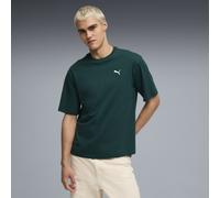 PUMA T-shirt boxy WARDROBE ESS da uomo, Abbigliamento, Verde, S S