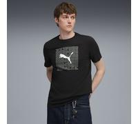 PUMA T-shirt con grafica Box da uomo, Abbigliamento, Nero, L L