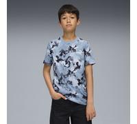 PUMA T-shirt con grafica camo su tutta la superficie Essentials per ragazzi, Abbigliamento, Blu, 7-8Y 7-8Y