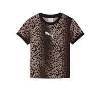 PUMA T-Shirt con Grafica Essentials Leo Luxe da Donna S, Black